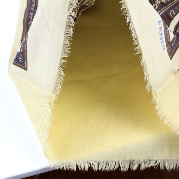 Fendi Multicolor Patterned Scarf - Picture 7 of 7